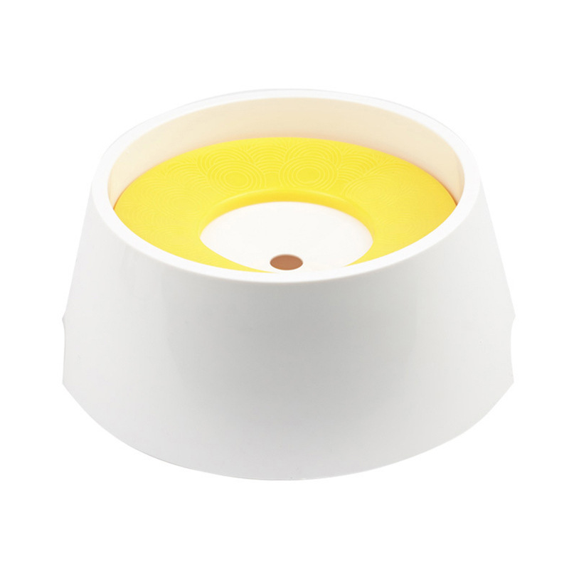 Pet non-wet mouth water bowl, dog drinking water, splash-proof floating water bowl, large-capacity automatic water dispenser