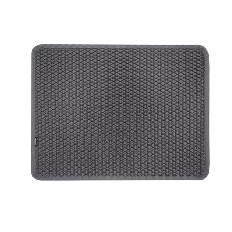 Extra large eva double layer cat litter mat anti-bringing out anti-splash cat litter box pet mat filter wear-resistant sand control mat