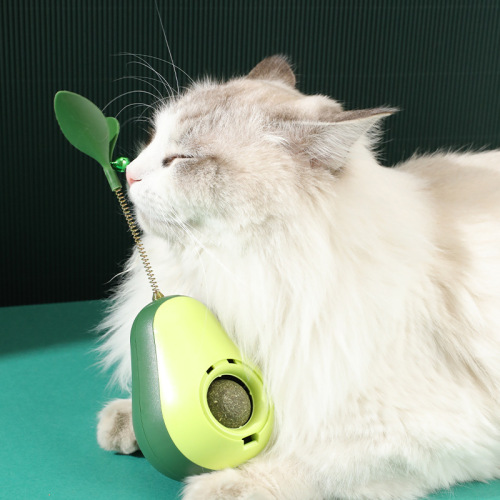 Amazon's hot-selling avocado tumbler mint ball cat toy for self-pleasure, chewing, grinding teeth and licking