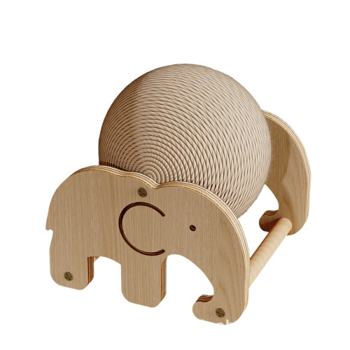 Factory direct sales cat scratching board, wear-resistant and non-shedding cat toy sisal ball vertical scratch-resistant cat scratching board