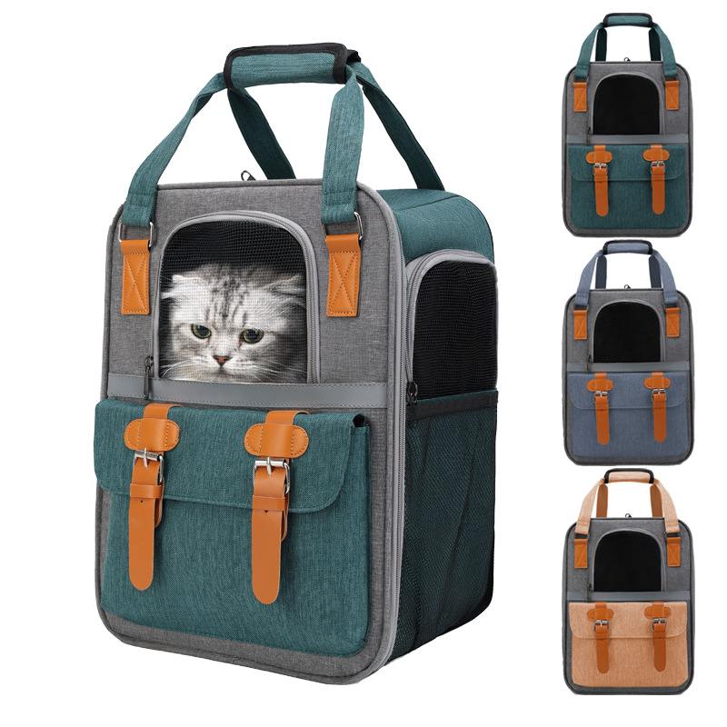 【Happy World】Portable backpack, portable folding breathable cat bag, pet dog bag wholesale