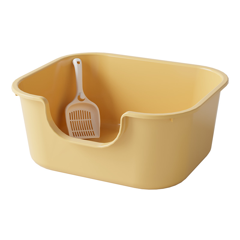 Cat litter box extra large semi-enclosed anti-splash huge cat toilet extra large cat litter box feces basin pet supplies