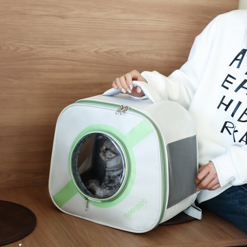 Moorpet manufacturer direct supply UFO bag cat bag pet bag backpack breathable portable foldable cat bag