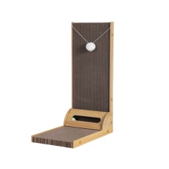 Manufacturer produces L-shaped vertical cat scratching board against the corner, corrugated paper cat scratching board toy, replaceable core, wear-resistant and scratch-resistant