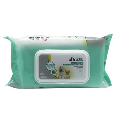 Parry pet wipes Internet celebrity antibacterial, deodorizing and tear-removing Teddy Pomeranian panda cat dog wipes Amazon