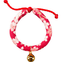 Japanese style cat bell cute necklace cat collar adjustable cat bell dress up pet cat supplies accessories