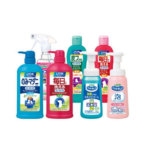 Japan's Lion Pet Shampoo Household Cat Shower Gel to remove insects and fleas, no-wash foam cleaning refill