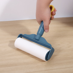 Household contrast color hair stick machine large tear-off roller cat hair stick machine roll paper pet clothing dust removal brush