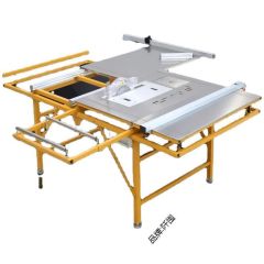 Woodworking sliding table saw precision dust-free sub-saw push-pull saw multi-functional home decoration stainless steel folding workbench