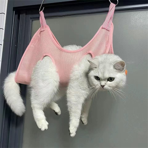Cross-border cat cage hammock beauty pet hanging fixed bag bathing nail clipper hammock anti-scratch and breathable