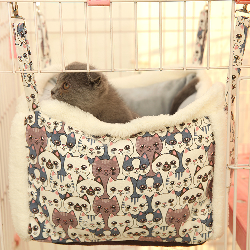 Manufacturer cat hammock hanging nest pet nest cat nest removable and washable winter warm hanging cat swing rabbit ferret