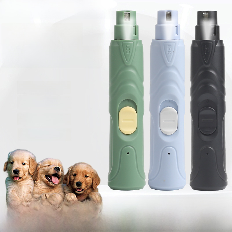 Electric pet nail grinder cat and dog nail polisher nail clipper set high power
