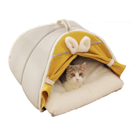 Cat nest for all seasons, winter warm enclosed rabbit ear nest, cat bed, cat house, kennel, cat supplies