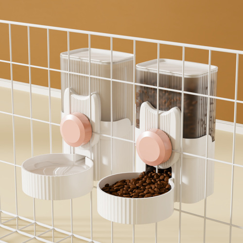 Cat hanging water dispenser, dog drinking water, automatic feeding water feeder, rabbit hanging cage, kettle, pet supplies