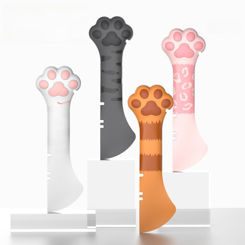 Pet can opener spoon 2-in-1 cat canned silicone spoon spoon cat shovel wet food feeder cross-border