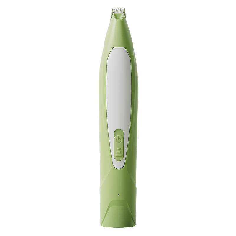 Pet cat professional pedicure low-vibration and low-noise electric clipper with light charging hair pusher foot shaver pet supplies