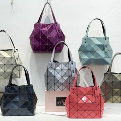 New small square bag diamond bag hand shoulder bag geometric rhombus bag hand bag mirror fashion women's bag
