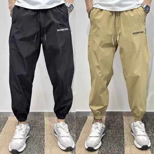 Can be returned and exchanged in two batches, versatile casual pants for men, loose straight casual pants, 2024 trendy men's leggings pants