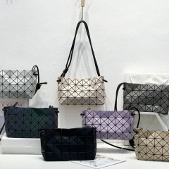 Women's bag geometric tofu bag pillow bag drawstring versatile bucket bag shoulder crossbody bag