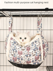 Cat hammock hanging nest cage for winter warmth and all-season use non-stick hair princess bed cat hanging basket pet furniture