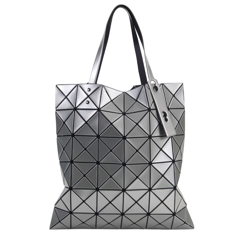 2024 new summer shoulder bag classic six-lattice women's bag geometric rhombus bag hand-held tote bag