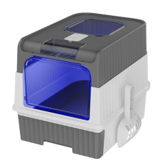 Cat litter box extra large drawer type rechargeable sterilization and deodorant pet fully enclosed cat toilet cat litter box spot wholesale