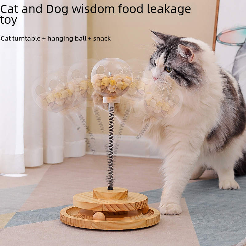 Cat toys, self-stimulating and boredom-relieving artifact, tumbler ball, cat teasing stick, kitten and cat bite-resistant automatic cat teasing device, cat supplies