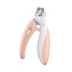 Cat light scissors anti-bleeding pet nail clippers LED light scissors dog nail polisher kitten nail clippers wholesale