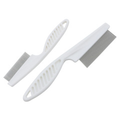 Pet flea comb in stock wholesale dog and cat comb flea comb beauty comb hair removal pet comb for pets