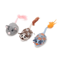 Electric mouse simulation cat toy, self-stimulating and relieving boredom, automatic cat teasing stick, kittens and young cats, cat supplies that consume energy