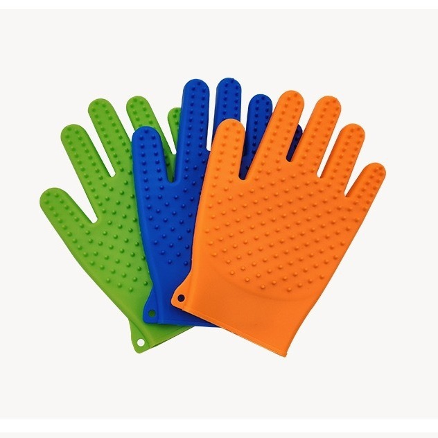 Pet gloves, bathing, massage, cleaning, cat and dog supplies, hair removal brush, cat gloves, silicone brush