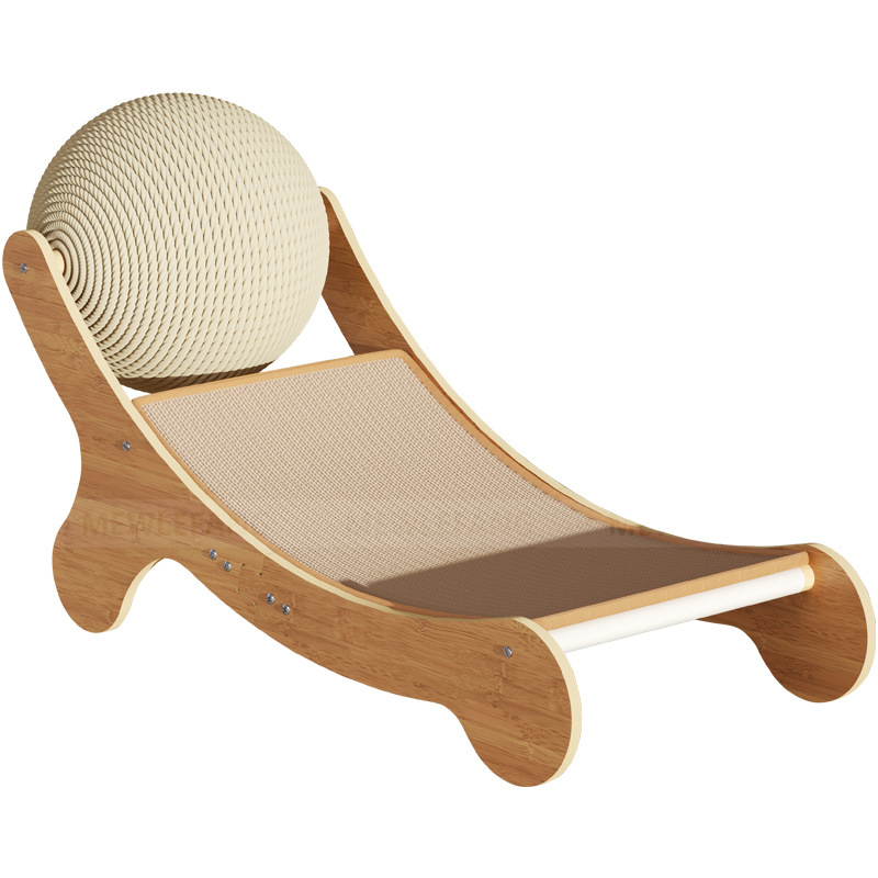 Cat scratching board, all sisal, non-shedding, cat vertical sisal ball claw board, cat nest integrated claw grinder, anti-cat scratching board