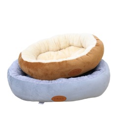 Thickened and enlarged pet nest, large dog nest mat, autumn and winter warm cat nest, golden retriever nest, Teddy dog ​​supplies bed, oval nest