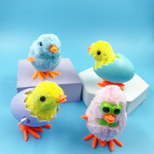 Childhood nostalgic toy wind-up chick wind-up toy simulation plush toy street stall night market toy wholesale