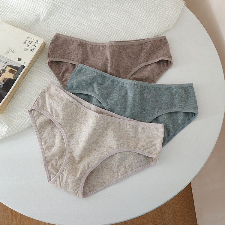 Small wholesale Xinjiang cotton underwear pure cotton women's pure cotton crotch antibacterial breathable briefs low waist small V women's underwear