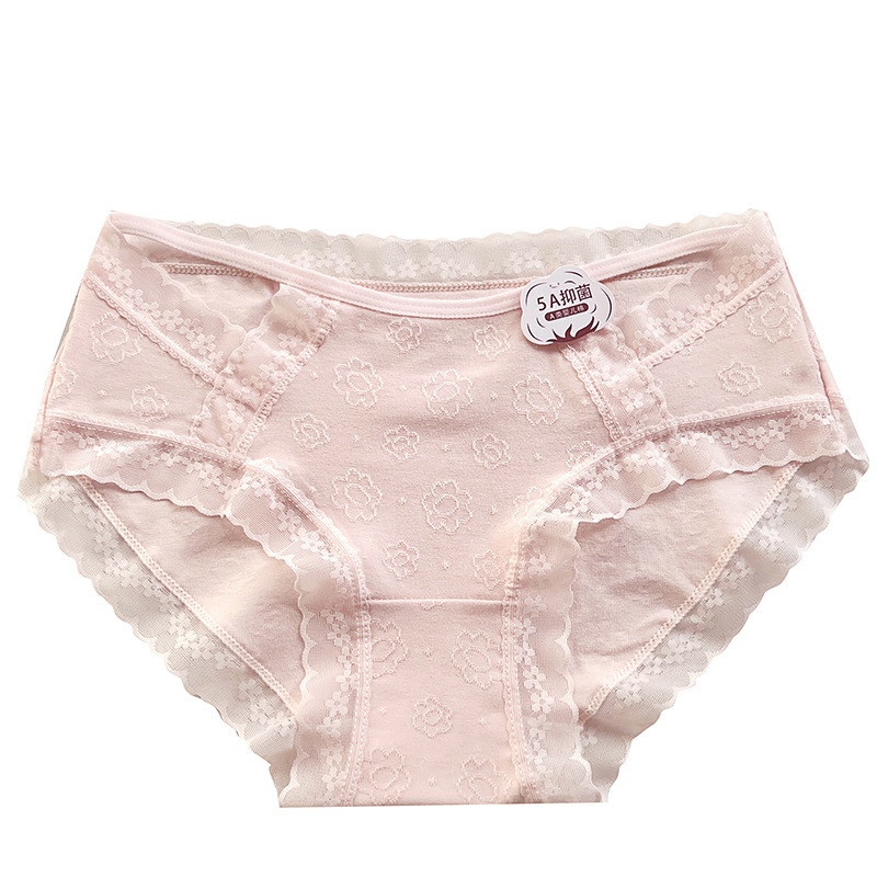 Pure desire 5A category antibacterial baby cotton underwear for women pure cotton antibacterial crotch breathable comfortable sexy mid-waist girl briefs