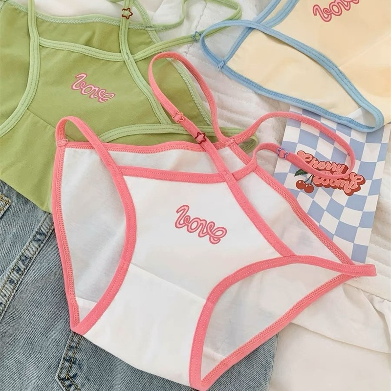 Hot Girl Theater European and American cute pure lust style feminine sexy hollow high slit mid-waist breathable thin briefs