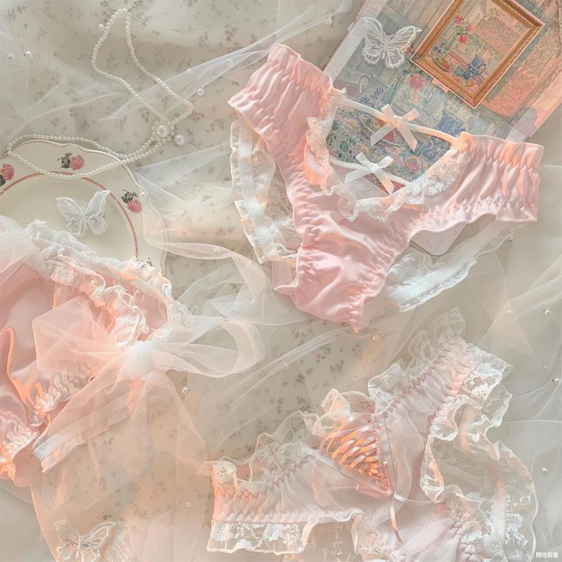 Pink Lovers ~ Girls with good looks, girly style, pure lust ladies, sexy and seductive new lace panties for women