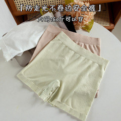 Meizhai safety pants, anti-exposure, non-curling, no-wear underwear, two-in-one, with inner flap, no butt pinching, thin style, plus size girls