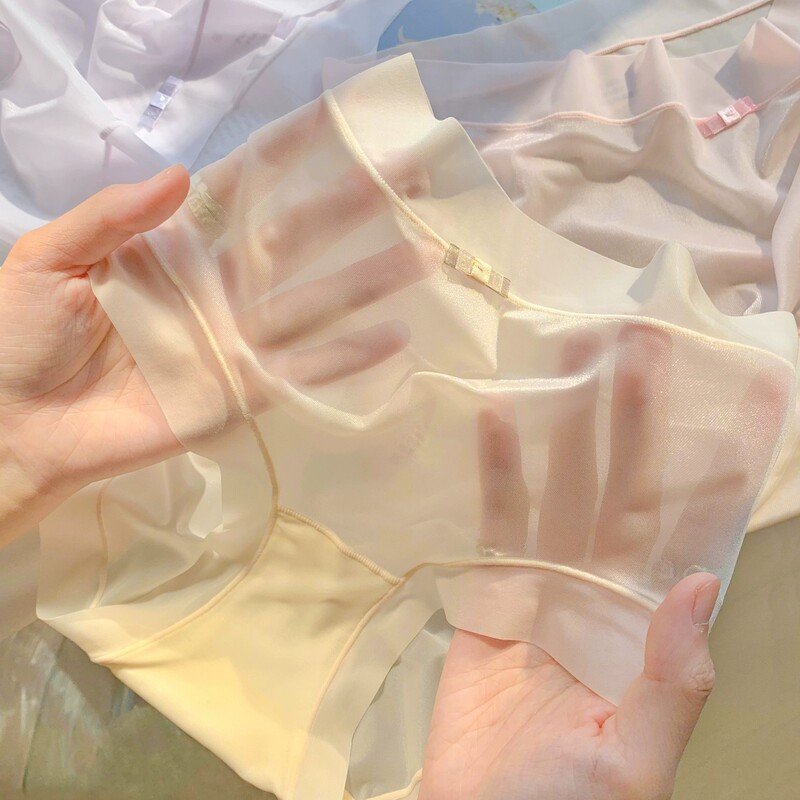 Fairy Mask Pants~Ice Silk Seamless Ultra-Thin Women's Breathable 3D Anti-hip Pinch Quick-drying Pure Cotton Crotch Invisible Briefs
