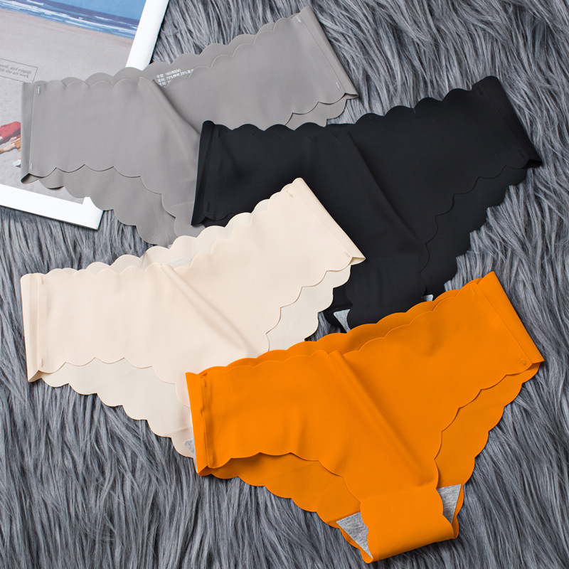 Ice Silk Seamless Women's Underwear Pure Cotton Crotch High-end Japanese Girls