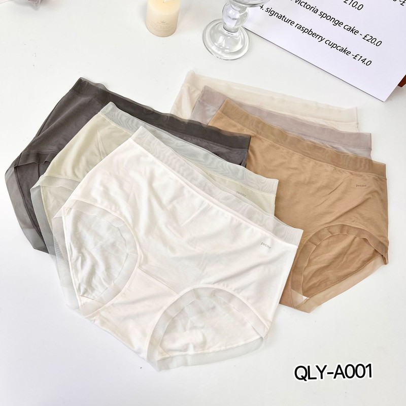 Xiaolan Skirt A001 Modal Simple Skin Friendly Breathable Seamless Underwear Wholesale Mid-waist Invisible Plain Briefs for Women