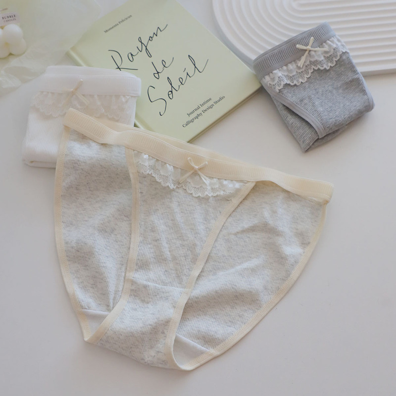 Shiroi Koibito high slit sweet pure love movie heroine style underwear T version sexy free movement women's underwear