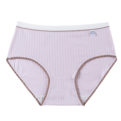 Women's pure cotton underwear, women's cotton antibacterial crotch mid-waist girl's style, comfortable and breathable, Japanese girls' high-looking wholesale