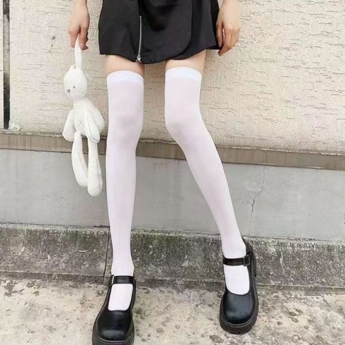 JK calf socks summer pressure slimming thin over-the-knee socks Japanese cute long stockings uniform half mid-high socks