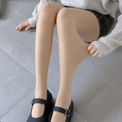 Ono's same style double-layer stockings bare legs artifact women's autumn and winter leggings plus velvet pantyhose anti-snapping water-gloss socks