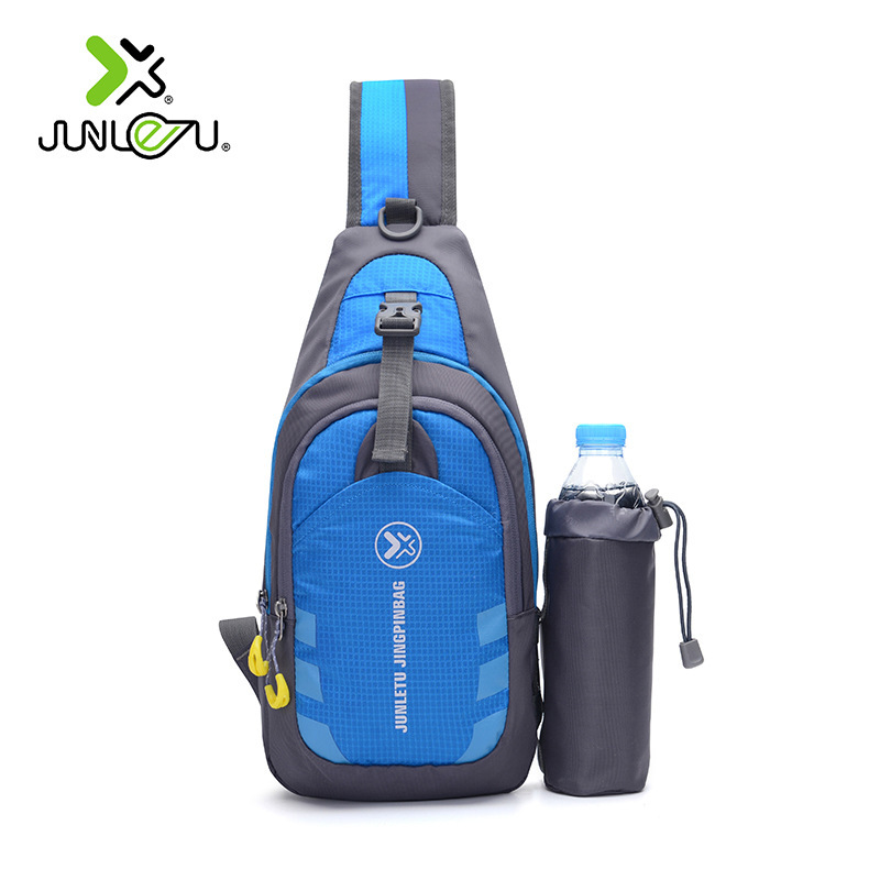 Cross-border outdoor chest bag large capacity waterproof shoulder bag hiking sports travel crossbody bag multifunctional kettle chest bag