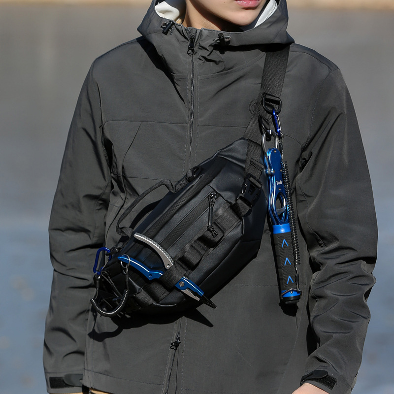 Lure waist bag waterproof women's outdoor sports waist bag men's fashion running fitness micro-lure messenger bag backpack