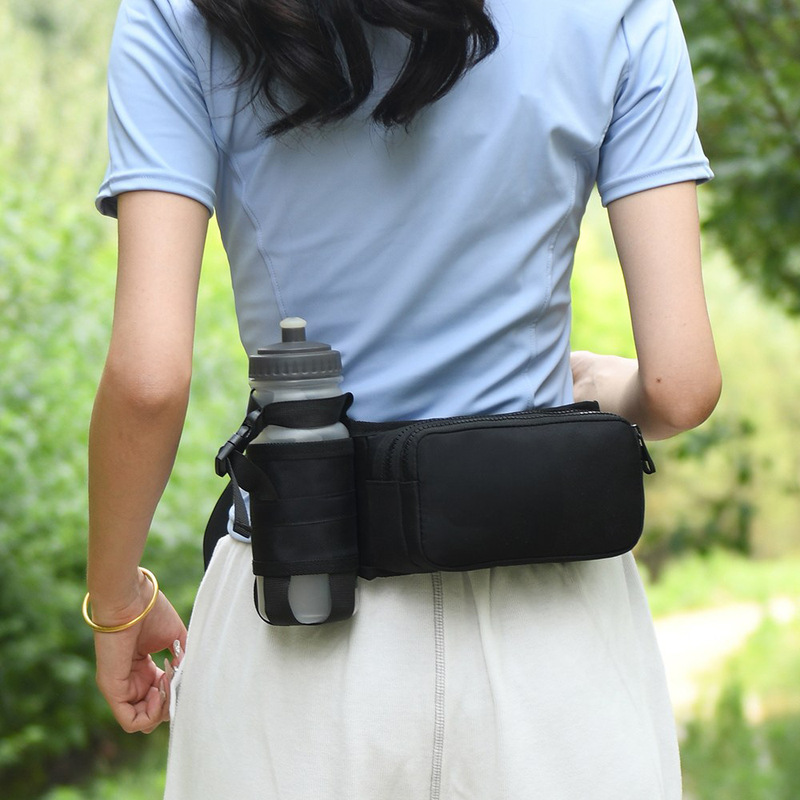 2024 Trendy New Sports Waist Bag Large Capacity Portable Morning Exercise Waist Bag Simple Waist Bag