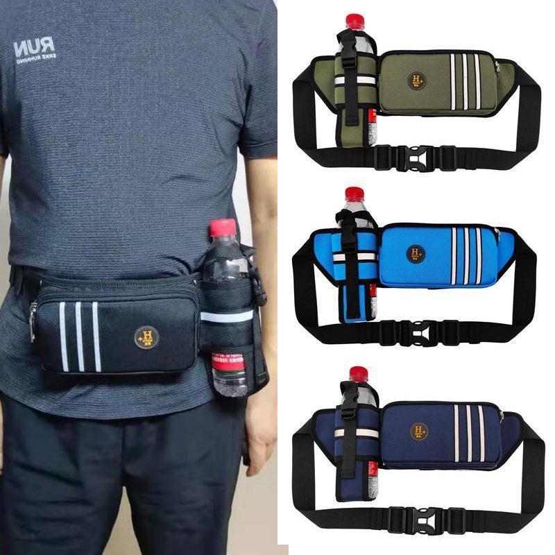 New sports waist bag marathon running horizontal kettle waist bag unisex wear-resistant mobile phone waist bag